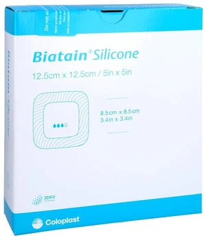 ToRa Biatain Silicone Schaumverband 12,5 x 12,5 (10 Stk.)