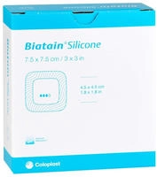 Biatain Silicone Schaumverband 7,5x7,5 c 10 St