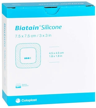 ToRa Biatain Silicone Schaumverband 7,5 x 7,5 c (10 Stk.)