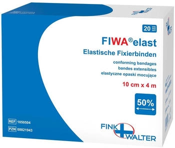 Fink & Walter GmbH Fixierbinde Elastisch 10 cm x 4 m lose (20 Stk.)