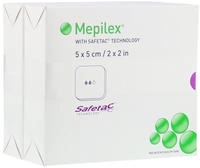 Mepilex 5x5 cm Schaumverband 10 St