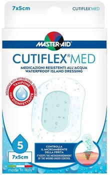 Trusetal Verbandstoffwerk Cutiflex med Folienverband 5 x 7cm (5 Stk.)