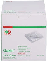 Gazin Mullkomp.10x10 cm steril 12fach gr 20X5 St