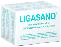 Ligasano wei&szlig; Verband 1x5x5 cm steril 10 St
