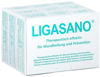Ligamed Ligasano weiß Verband 1x5x5 cm steril (10 Stk.)