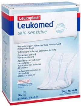 Avitamed Leukomed skin sensitive steril 8x10 cm 20 St