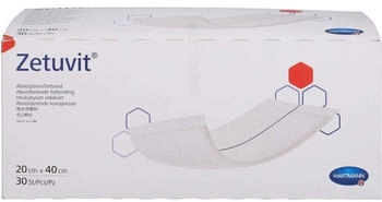 +Prisoma Zetuvit Saugkompressen unsteril 20x40 cm 30 St