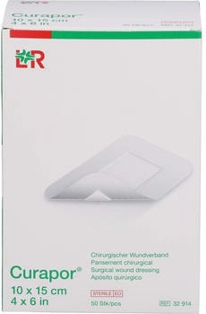 +Prisoma Curapor Wundverband steril chirurgisch 10x15 cm 50 St