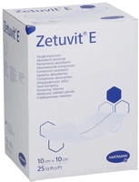 Zetuvit E Saugkompressen steril 10x10 cm 25 St