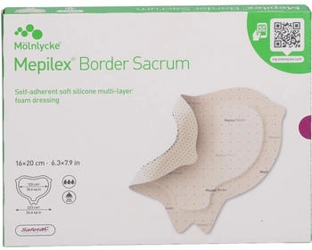 B2B Medical Mepilex Border Sacrum Schaumverb.16x20 cm steril 5 St