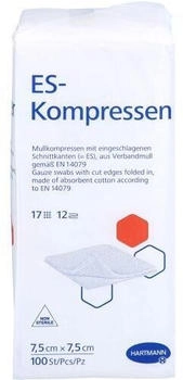 B2B Medical Es-Kompressen unsteril 7,5x7,5 cm 12fach 100 St
