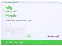 Mepitel Silikon Netzverband 5x7 cm steri 5 St