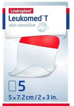 BSN Medical Leukomed T skin sensitive steril 5x7,2 cm 5 St
