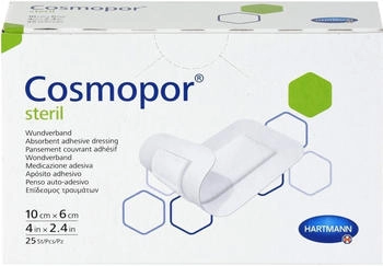 B2B Medical Cosmopor steril Wundverband 6x10 cm 25 St