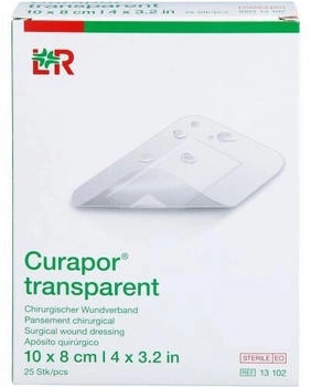 Avitamed Curapor Wundverband steril transparent 8x10 cm 25 St