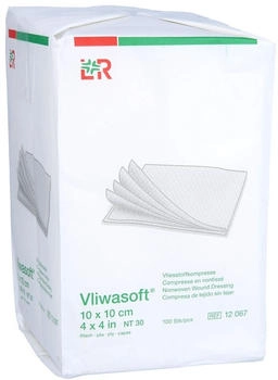 +Prisoma Vliwasoft Vlieskompressen unsteril 10x10 cm 6l. 100 St