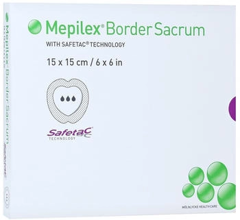 Avitamed Mepilex Border Sacrum Schaumverb.15x15 cm steril 5 St