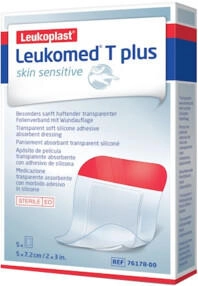 BSN Medical Leukomed T plus skin sensitive steril 8x15 cm 5 stk