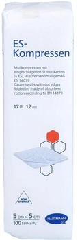 +Prisoma Es-Kompressen unsteril 5x5 cm 12fach 100 St