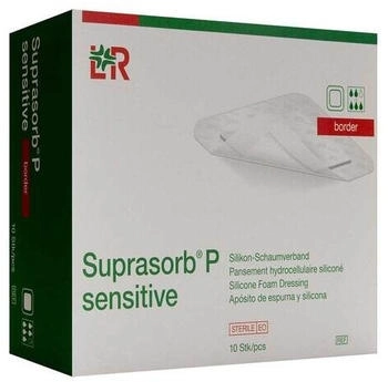 B2B Medical Suprasorb P sensitive PU-Schaumv.border 10x10cm 10 St