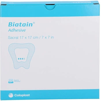 B2B Medical Biatain Schaumverband Sakrum 17x17 cm 5 St