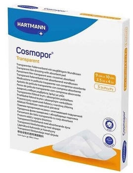 Hartmann Cosmopor transparent Folienverband 9x10 cm steril 5 St