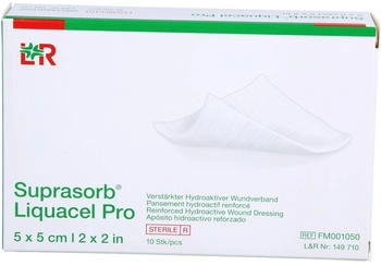Lohmann & Rauscher Suprasorb Liquacel Pro 5x5 cm Kompressen 10 St