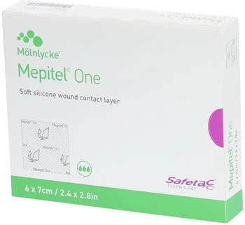Mölnlycke Mepitel One 6x7 cm Silikon Netzverband 5 St