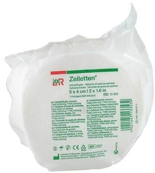 Eurim-Pharm Zelletten Tupfer 4x5 cm unsteril Rolle 300 St