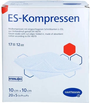 B2B Medical Es-Kompressen steril 10x10 cm Gro&szlig;packung 20X5 St