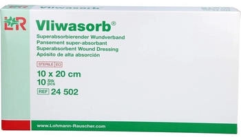 B2B Medical Vliwasorb superabsorb.Saugkomp.steril 10x20 cm 10 St