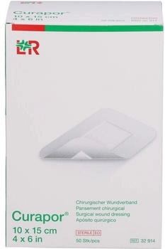 Eurim-Pharm Curapor Wundverband steril chirurgisch 10x15 cm 50 St