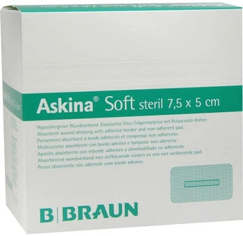 Eurim-Pharm Askina Soft Wundverband 5x7,5 cm steril 50 St