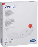 Zetuvit Saugkompressen Steril 20x20 cm 15 St
