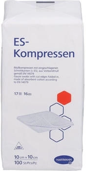ToRa Es-Kompressen unsteril 10x10 cm 16fach 100 St