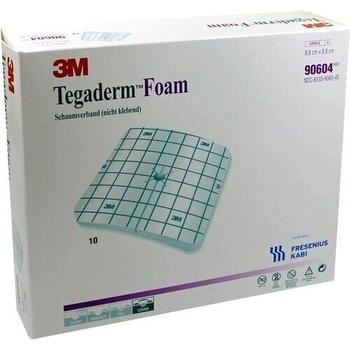 Fresenius Tegaderm Foam n.klebend FK 8,8x8,8 cm geschl.90604 10 St