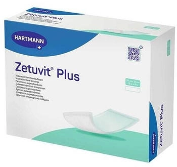 Eurim-Pharm Zetuvit Plus extrastarke Saugkompr.steril 20x25 cm 10 St