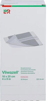 Eurim-Pharm Vliwazell Saugkompressen steril 10x20 cm 30 St