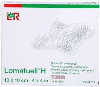 Emra-Med Lomatuell H Salbentüll 10x10 cm steril 10 St