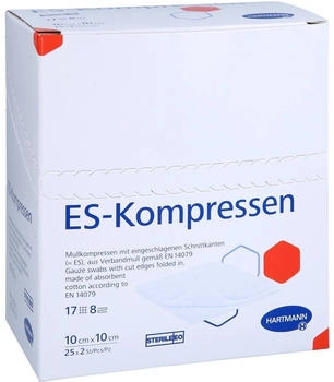 Emra-Med Es-Kompressen steril 10x10 cm 8fach 25X2 St