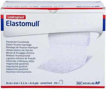 ACA Müller Elastomull 8 cmx4 m elast.Fixierb.2101 20 St