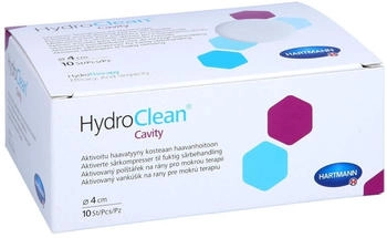 ACA Müller Hydroclean cavity Kompressen 4 cm rund steril 10 St