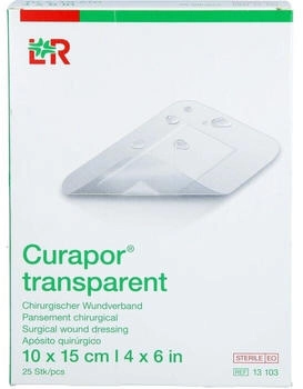 ACA Müller Curapor Wundverband steril transparent 10x15 cm 25 St