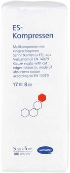1001 Artikel Medical Es-Kompressen unsteril 5x5 cm 8fach 100 St