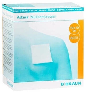 1001 Artikel Medical Askina Mullkompressen 10x10 cm steril 25X2 St