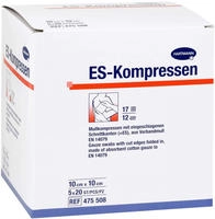Es-kompressen Steril 10x10 cm 5X20 St
