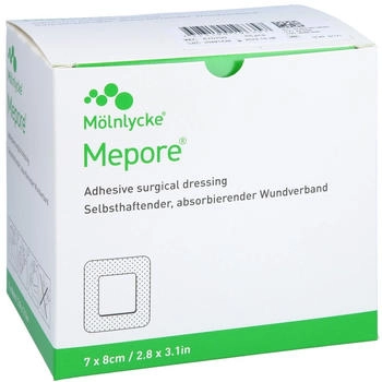ACA M&uuml;ller Mepore Wundverband steril 7x8 cm 55 St