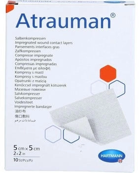 ACA Müller Atrauman 5x5 cm steril Kompressen 10 St