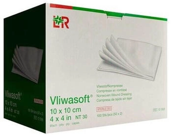 ACA Müller Vliwasoft Vlieskompressen steril 10x10 cm 6l. 50X2 St
