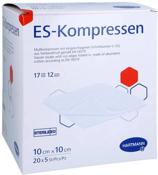 ACA Müller Es-Kompressen steril 10x10 cm 12fach 20X5 St